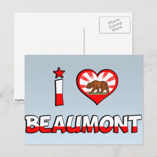 Beaumont, CA Postkarte (Vorne/Hinten)
