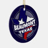 Beaumont Texas Keramik Ornament (Rechts)