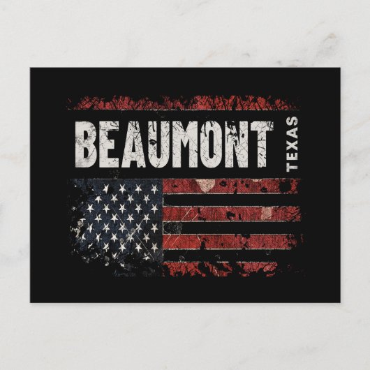 Beaumont Texas Postkarte (Vorderseite)