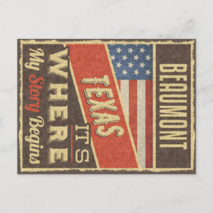 Beaumont Texas Postkarte