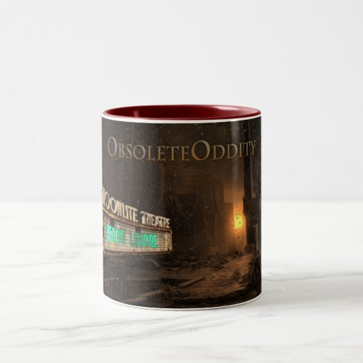 Beau's Lounge - Moonlite Theater Zweifarbige Tasse (Mittel)