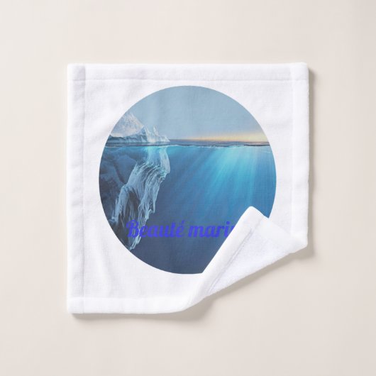 Beauté marine glacier- badhandtuch set (Waschlappen)