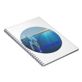 Beauté marine glacier- notizblock (Rechte Seite)