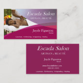 Beauté Visitenkarte (Vorne/Hinten)