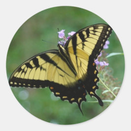 Beauti-Flies Runder Aufkleber