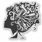 Beautician Aufkleber (Vorderseite)