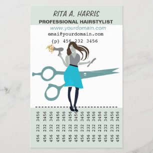 Beautician Beauty Salon Friseur Flyer