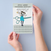 Beautician Beauty Salon Friseur Flyer (Handgriff)