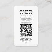 Beautician Beauty Salon Instagram Weiß Moderne Visitenkarte (Rückseite)