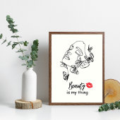 Beautician Beauty Salon Wall Art, Make up Artist Poster