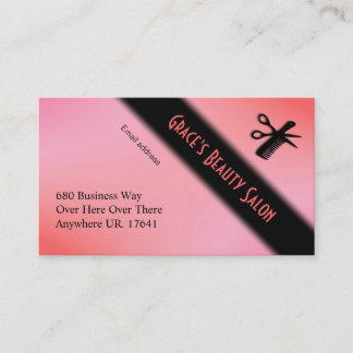 Beautician Business Card Visitenkarte