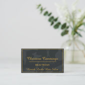 Beautician Business Card Visitenkarte (Stehend Vorderseite)