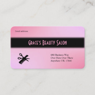Beautician Business Card Visitenkarte