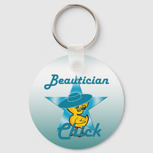 Beautician Chick #7 Schlüsselanhänger (Vorderseite)