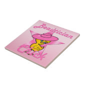 Beautician Chick #8 Fliese (Seite)