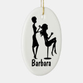 Beautician den Kunden angepasst Keramik Ornament (Rechts)