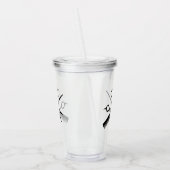 Beautician Design Acryltrinkbecher (Links)