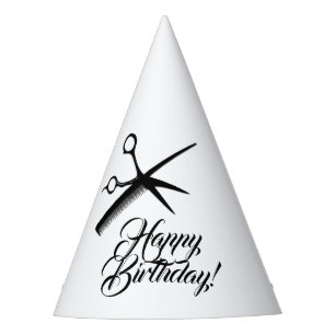 Beautician Design Happy Birthday Partyhütchen