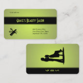 Beautician Design Lemon Limon Visitenkarte (Vorne/Hinten)