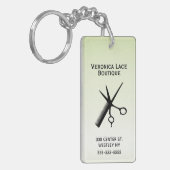 Beautician Design Light Green Schlüsselanhänger (Vorderseite links)