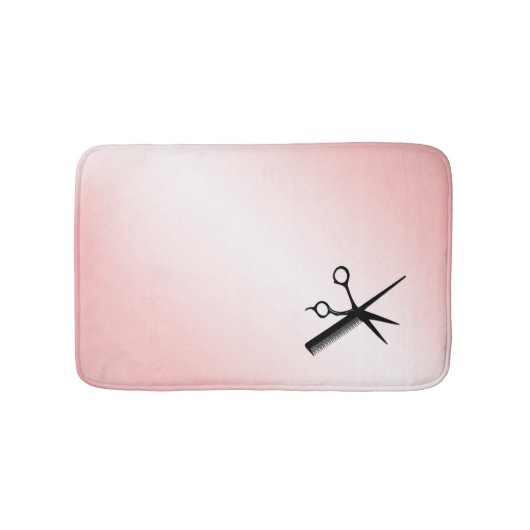 Beautician Design Pink Badematte (Vorderseite)