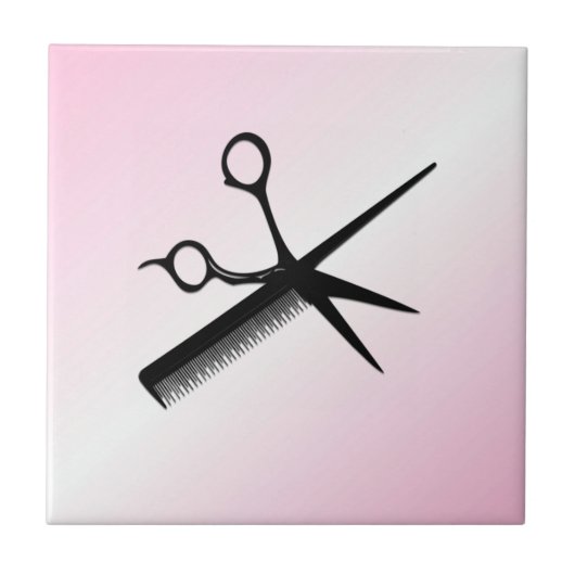 Beautician Design Pink Fliese (Vorderseite)
