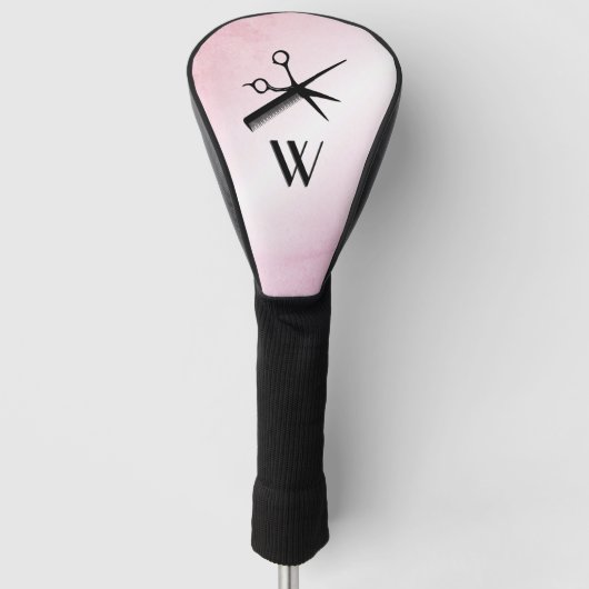 Beautician Design Pink Golf Headcover (Vorderseite)