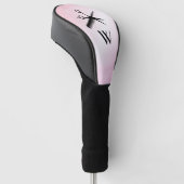 Beautician Design Pink Golf Headcover (angewinkelt)