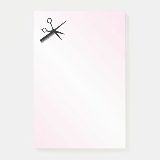 Beautician Design Pink Post-it Klebezettel (Vorderseite)