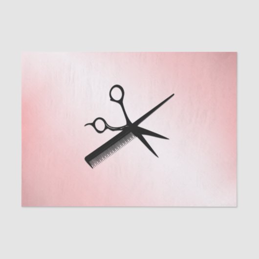 Beautician Design Pink Seidenpapier (Vorderseite)