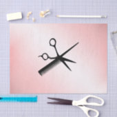 Beautician Design Pink Seidenpapier (Handwerk)