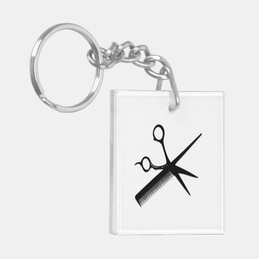 Beautician Design Schlüsselanhänger (Vorderseite links)