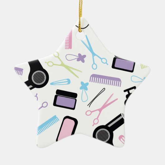 Beautician-Geschenk-Idee Keramikornament (Vorne)