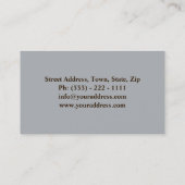 Beautician-Haar-Stylist-eleganter beruflicher Visitenkarte (Rückseite)