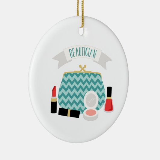 Beautician Keramik Ornament (Rechts)