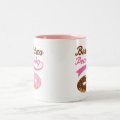 Beautician-lustiges Geschenk Zweifarbige Tasse (Mittel)