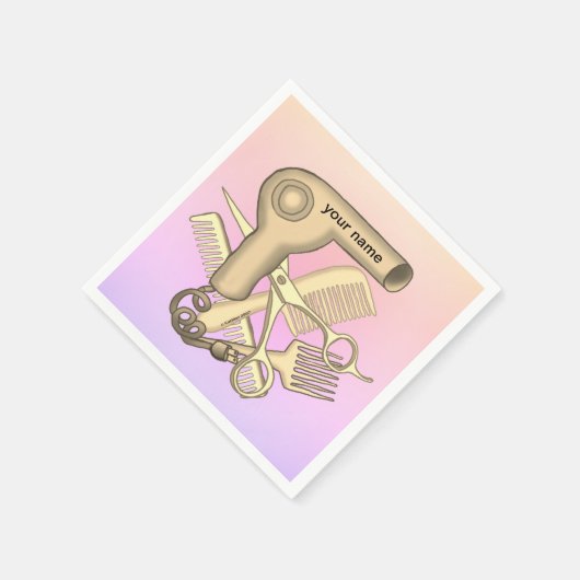 Beautician napkins serviette (Ecke)