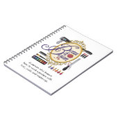 "Beautician-" Notizbuch Notizblock (Linke Seite)