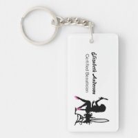 Beautician-rosa und schwarzer Girly