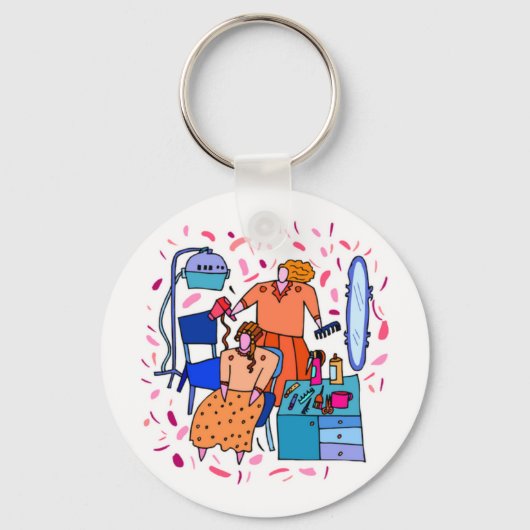 Beautician Schlüsselanhänger (Vorderseite)