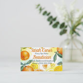 Beautician Visitenkarte (Stehend Vorderseite)