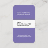 Beautician Visitenkarte (Rückseite)