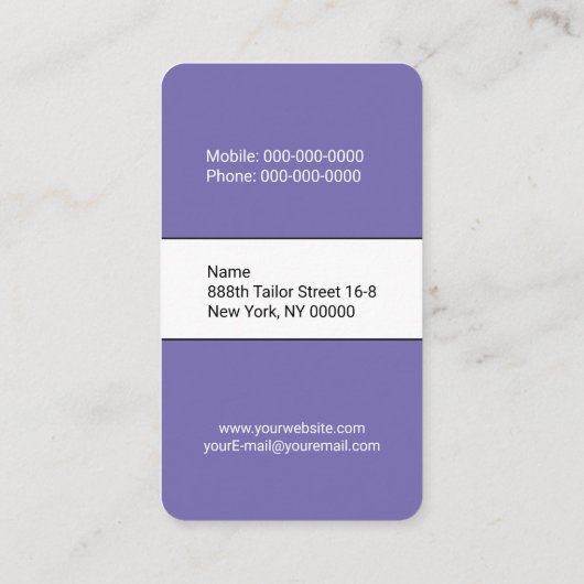 Beautician Visitenkarte (Rückseite)