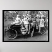 Beauties auf einem Auto 1919 Poster (Vorne)