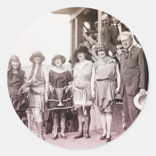 Beauties Runder Aufkleber