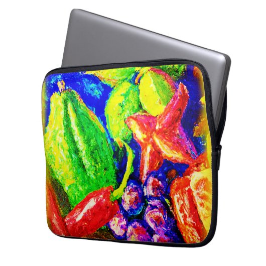 Beautifil und fruchtbare Sterne. Jetzt kaufen Laptopschutzhülle (Vorderseite Links)