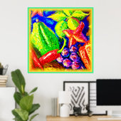 Beautifil und fruchtbare Sterne. Jetzt kaufen Poster (Heimbüro)