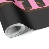 BEAUTIFL MOTHER GIFT_PINK_BLAKE_BROWN_HOUSE GESCHENKPAPIER (Rolleneckpunkt)