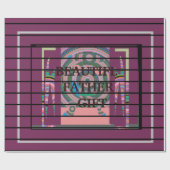 BEAUTIFL VATER GIFT_PUPLER_PINK_BLACK_LETTER GESCHENKPAPIER (Flach)