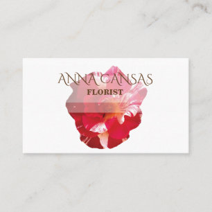 Beautifu Rose Foto Busines Card Visitenkarte
